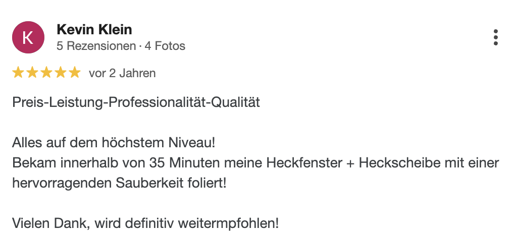 Bewertung 5